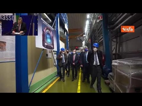 Draghi all’Aquila visita i Laboratori Nazionali del Gran Sasso accompagnato dal Nobel Parisi