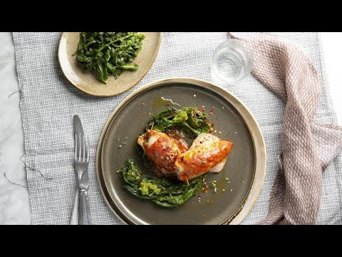 Calamari ripieni con cime di rapa