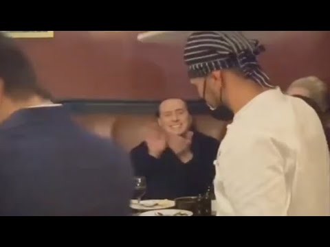 Berlusconi, Salvini e la pizza nel locale di Briatore