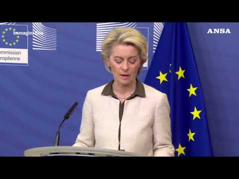 Ucraina, Von der Leyen: “Stop a media russi in Ue e chiuso lo spazio aereo”