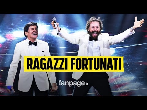 Sanremo 2022, Gianni Morandi e Jovanotti due ragazzi fortunati: il medley infiamma l’Ariston