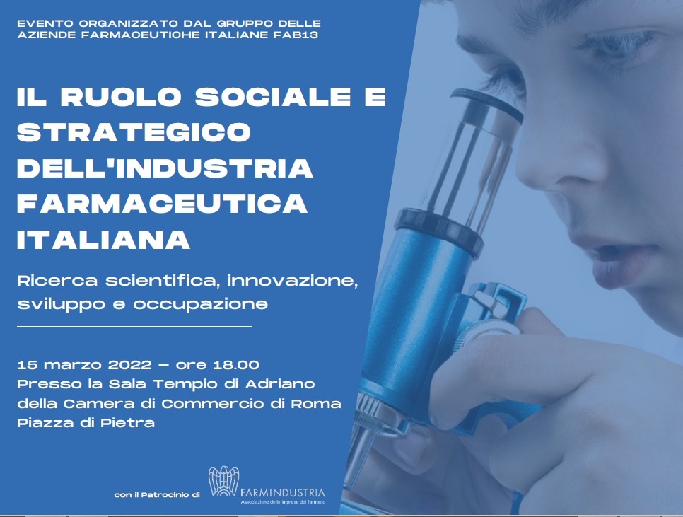 Industria farmaceutica italiana, 1,2 mld di investimenti in ricerca