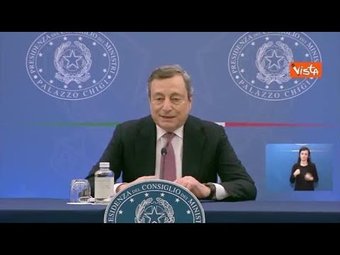 Draghi: «Grazie al Governo precedente per la gestione della pandemia»