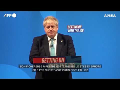 Ucraina, Johnson: “No a un reset con la Russia dopo la guerra”