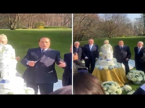 Tutti i video del matrimonio simbolico tra Silvio Berlusconi e Marta Fascina