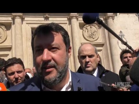 Salvini: «Draghi su armi? Fatico ad applaudire»