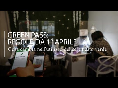 Green pass: le regole dall’1° aprile