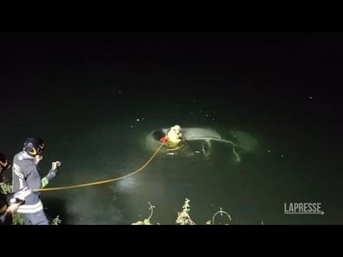 Con l’auto nel fiume, muore donna: arrestato il convivente a Bergamo