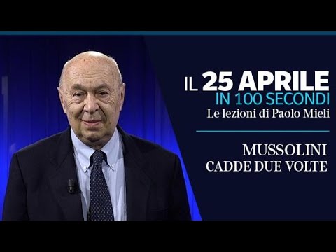 Mussolini cadde due volte