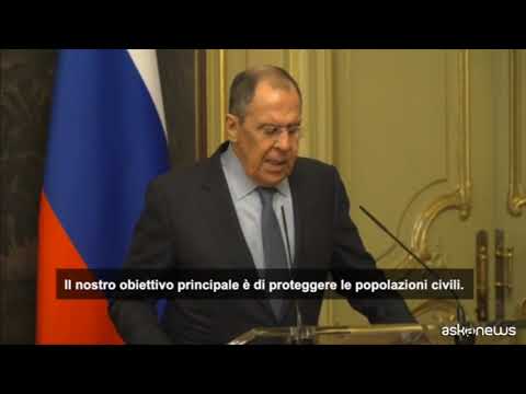 Ucraina, Lavrov: collaboreremo con le Nazioni Unite per i civili