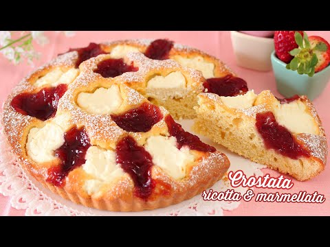 CROSTATA MORBIDA al CUCCHIAIO con Ricotta e Marmellata 😊 – Ricetta Facile – Life&Chiara