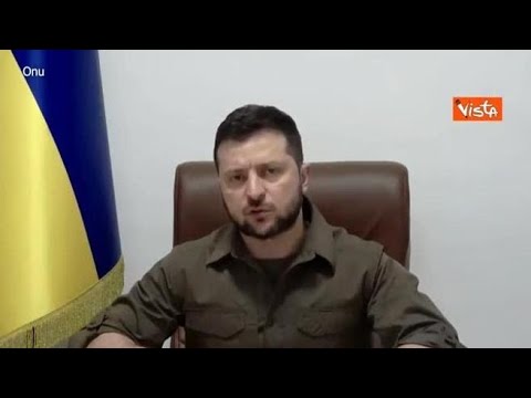 Zelensky all’Onu: «Non c’è crimine che non sia stato commesso dai russi a Bucha»