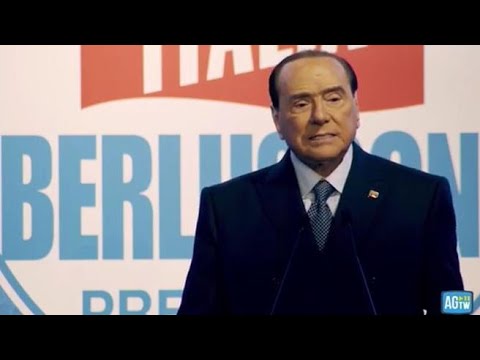 Berlusconi taglia il suo intervento: «Sto saltando perché il discorso è molto lungo»