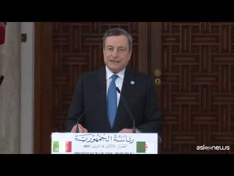 Draghi ad Algeri, prima tappa di missioni per nuove forniture gas