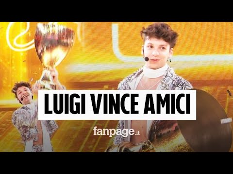 Amici 2022, Luigi Strangis è il vincitore: al secondo posto il ballerino Michele Esposito