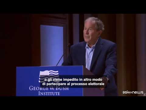 Gaffe di Bush: “La brutale invasione dell’Iraq, ops dell’Ucraina”