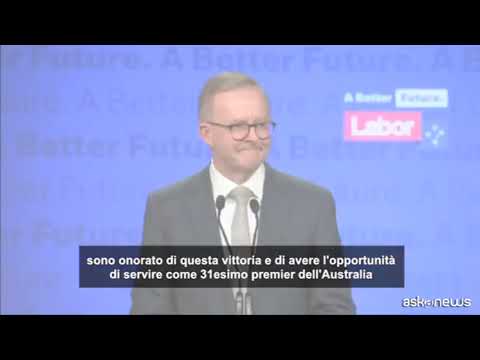In Australia vincono i laburisti: Anthony Albanese nuovo premier