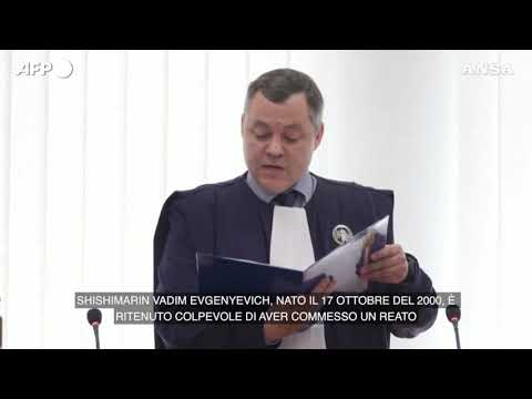 Ucraina, soldato russo di 21 anni condannato all’ergastolo