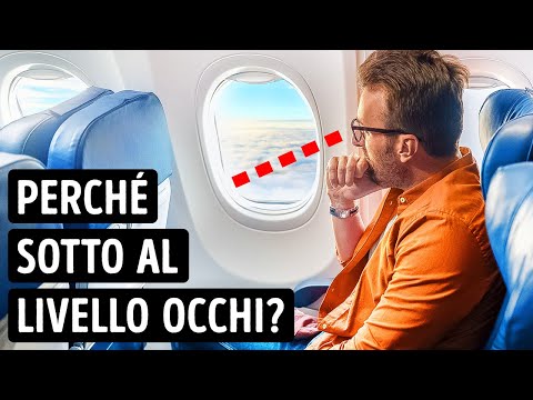 Perché i Finestrini degli Aerei Sono al di Sotto del Livello degli Occhi e Altre 10 Curiosità Uniche