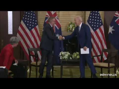 Biden a Tokyo incontra il neo premier australiano Albanese