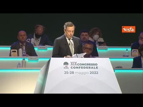 Draghi: “Guerra in Ucraina ha evidenziato debolezza nostri sistemi industriali”