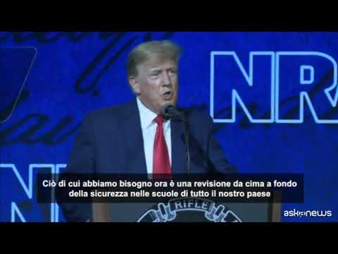 Trump al summit Nra: vietare armi? Grottesco, blindiamo le scuole