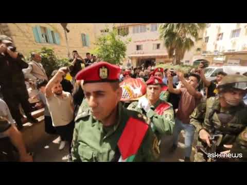 I funerali del 15enne palestinese ucciso dai soldati israeliani