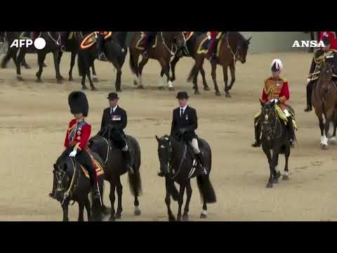 Il principe William alle prove del “Trooping of the Colour”