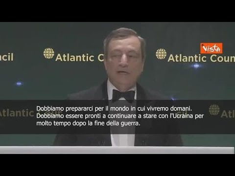 Draghi: “Occorre piano Marshall per ricostruzione Ucraina”