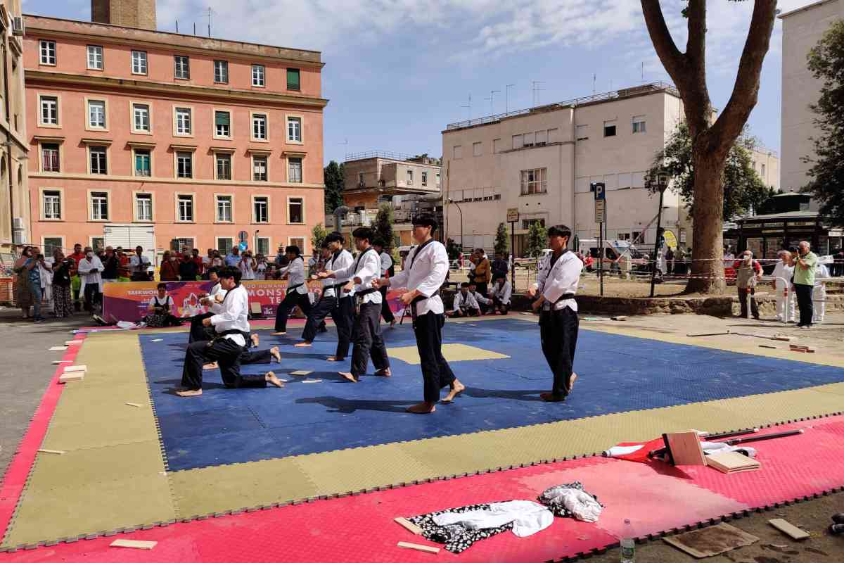 L’Umberto I accoglie il taekwondo, Cito “In prima linea per i bambini”