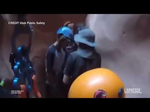 Usa, bambini in gita bloccati 30 ore nel canyon: il salvataggio