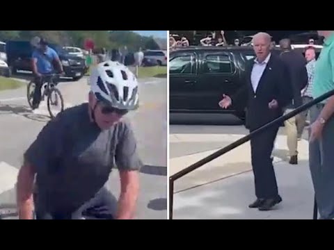 Biden cade in bici: «Sto bene»
