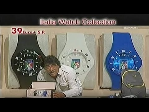 Roberto «Baffo» Da Crema, una delle sue storiche televendite