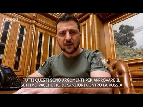 Ucraina, Zelensky: «L’Unione Europea adotti rapidamente il settimo pacchetto di sanzioni»