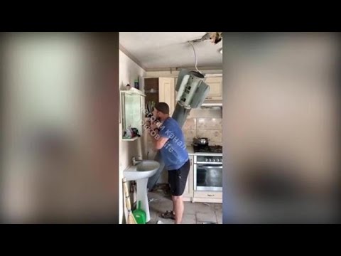 Ucraina, uomo vive con un missile in casa