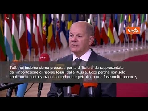 Vertice Ue, Scholz: «Accelerare su indipendenza dal gas russo»