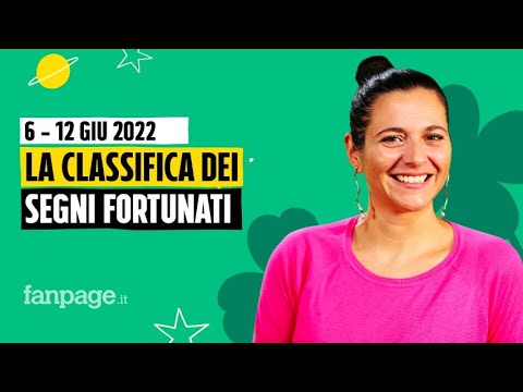 Oroscopo, la classifica dei segni più fortunati della settimana dal 6 al 12 giugno 2022