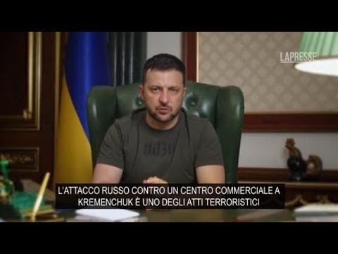 Ucraina, Zelensky: «La Russia è diventata la più grande organizzazione terroristica del mondo»