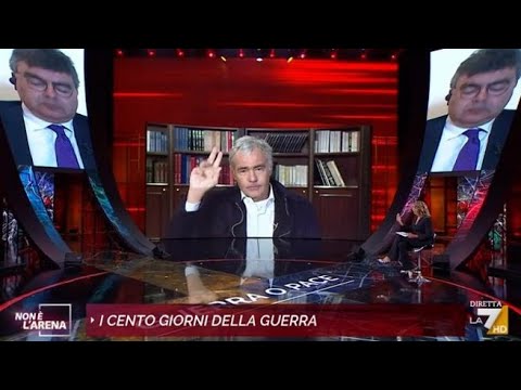 Malore in diretta per Giletti da Mosca, Myrta Merlino conduce «Non è l’Arena»