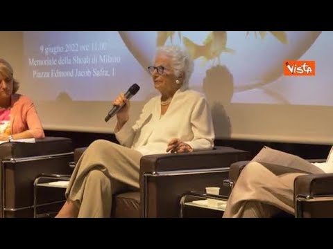 Liliana Segre e le commoventi parole sull’odio al Memoriale della Shoah