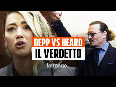 Johnny Depp contro Amber Heard, la sentenza: ha vinto l’attore, diffamato dalla moglie