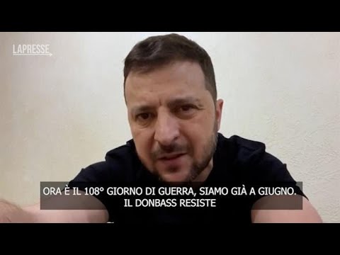 Ucraina, Zelensky: «Il Donbass tiene duro, gli occupanti si pentiranno»