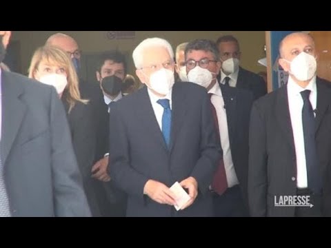 Election day, il Presidente Mattarella ha votato a Palermo alla scuola Piazzi