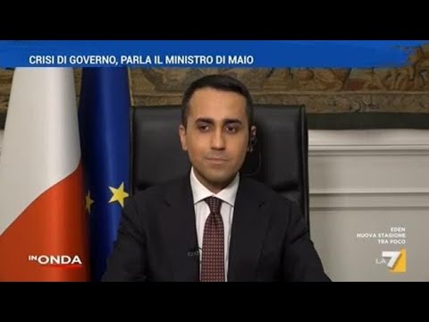Governo, Di Maio a ‘In onda’: «Conte mette a repentaglio la sicurezza del Paese»