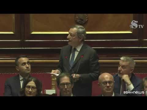 Draghi: serve Parlamento coeso non una fiducia di facciata