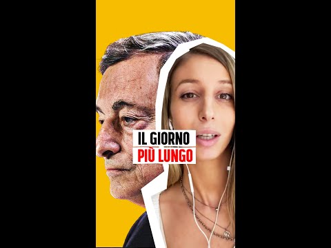 Crisi di Governo: la decisione di Draghi in Senato #shorts