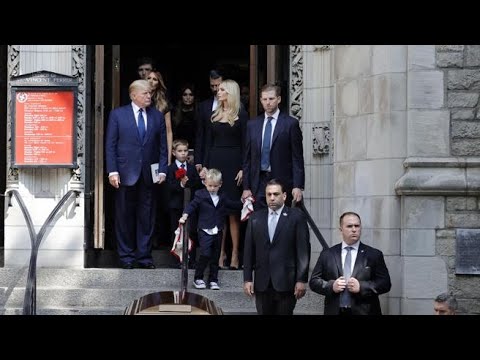 Trump ai funerali dell’ex moglie Ivana