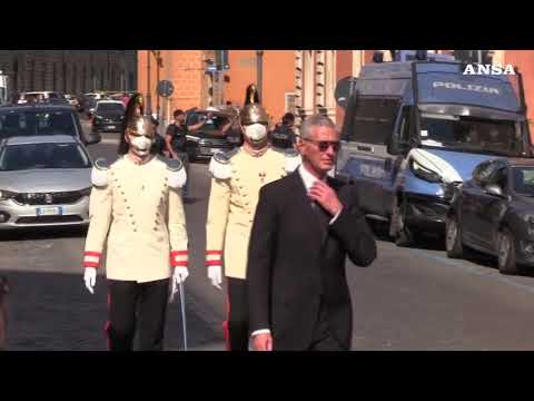 Roma, Mattarella all’inaugurazione del restauro delle Corsie Sistine