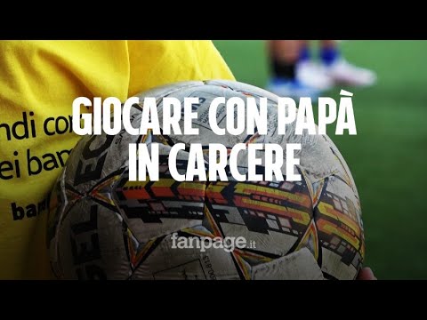 La “partita con papà” dentro al carcere di Catania: detenuti e figli giocano insieme