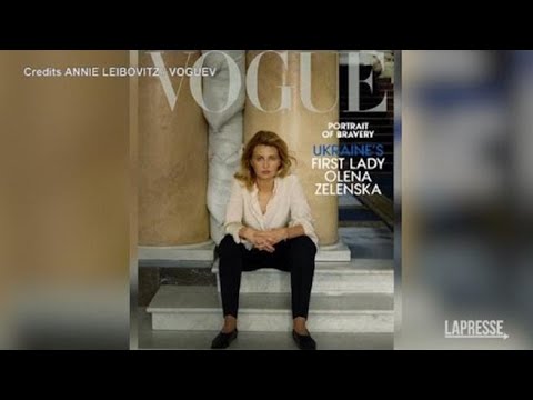 Olena Zelenska sulla copertina di Vogue digitale